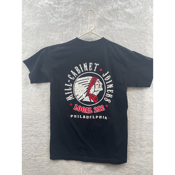 MILL-CABINET JOINERS Local 252 Philadelphia Men's Medium Pre-Shrunk T-shirt - Picture 8 of 10